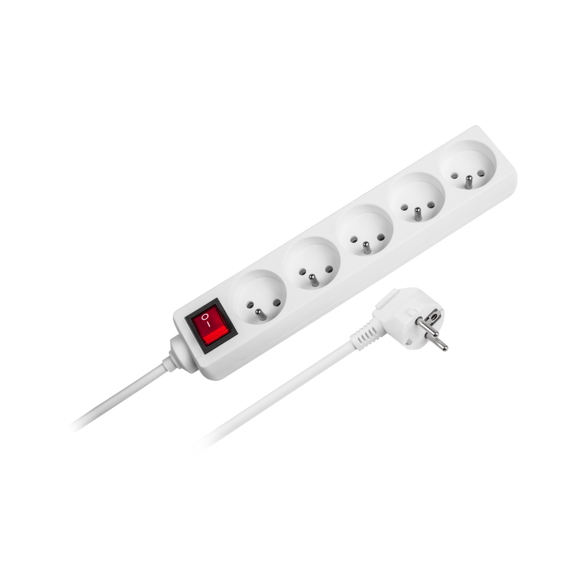 Tinklo pratęsėjas PremiumLine su 5 lizdais ir jungikliu, 3 m (1,5 mm) - gaukdaugiau.lt