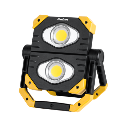 Nešiojamasis LED reflektorius 2XCOB - gaukdaugiau.lt