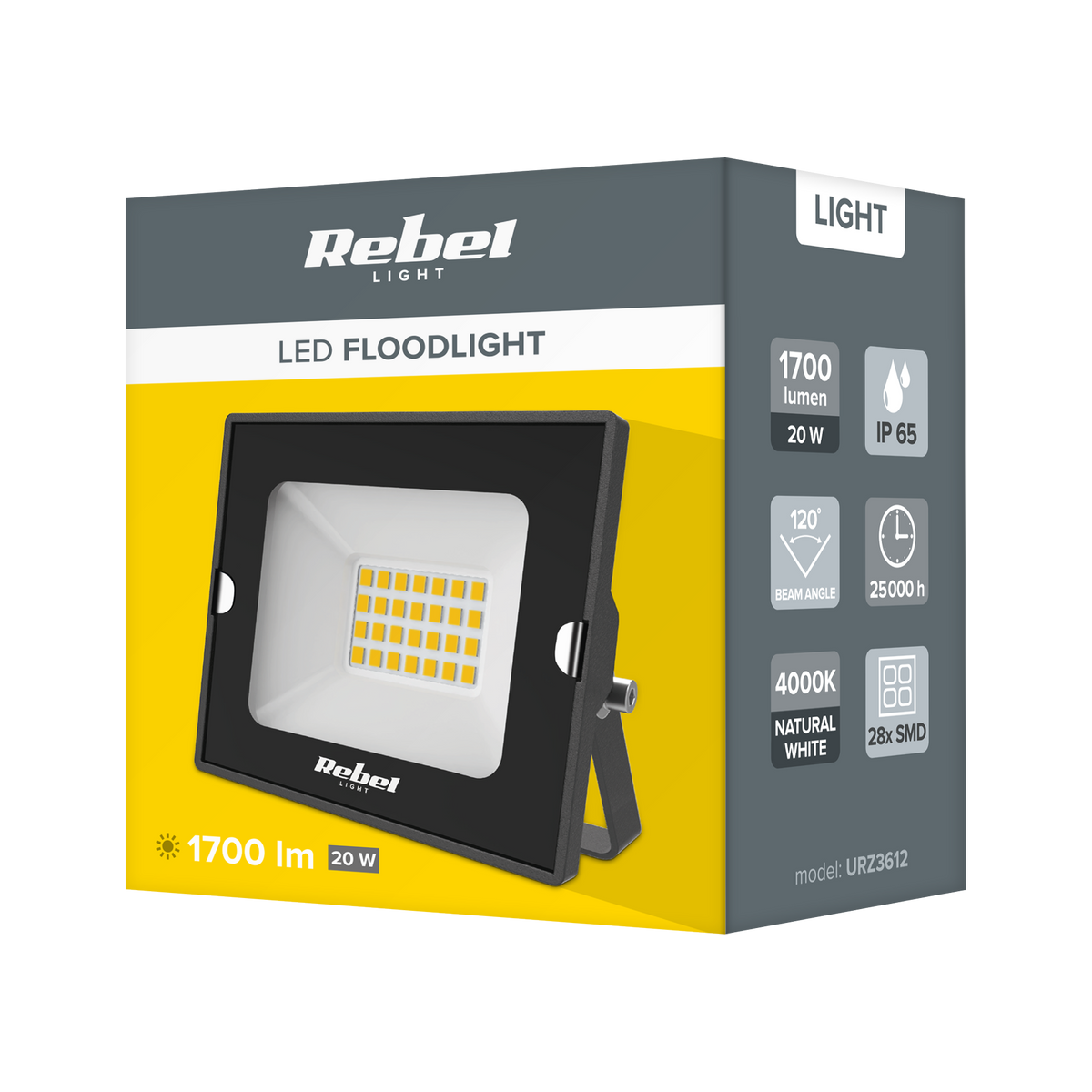 LED reflektorius 20W, 4000K, 230V - gaukdaugiau.lt