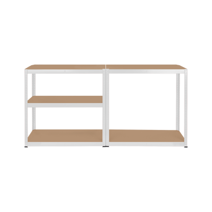 Metalo saugojimo lentyna 180x90x40 baltas maištas - gaukdaugiau.lt