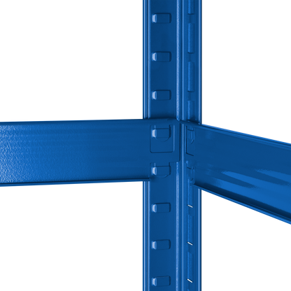 Sandėliavimo metalo lentyna 180x90x40 mėlyna Sukilėlių - gaukdaugiau.lt