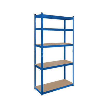 Sandėliavimo metalo lentyna 180x90x40 mėlyna Sukilėlių - gaukdaugiau.lt
