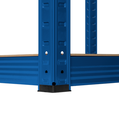 Sandėliavimo metalo lentyna 180x90x40 mėlyna Sukilėlių - gaukdaugiau.lt