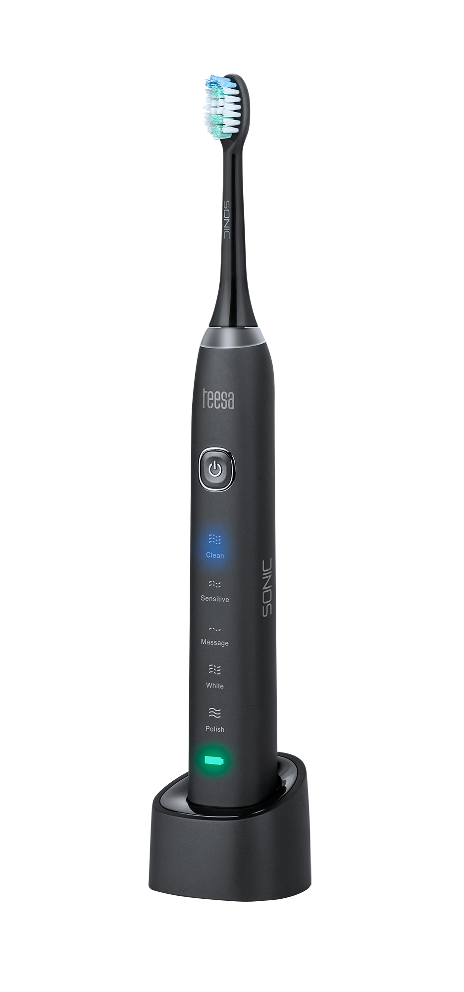Garso dantų šepetėlis PremiumLine Sonic Black - gaukdaugiau.lt