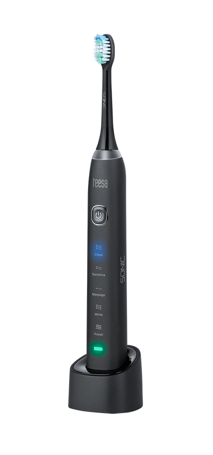 Garso dantų šepetėlis PremiumLine Sonic Black - gaukdaugiau.lt