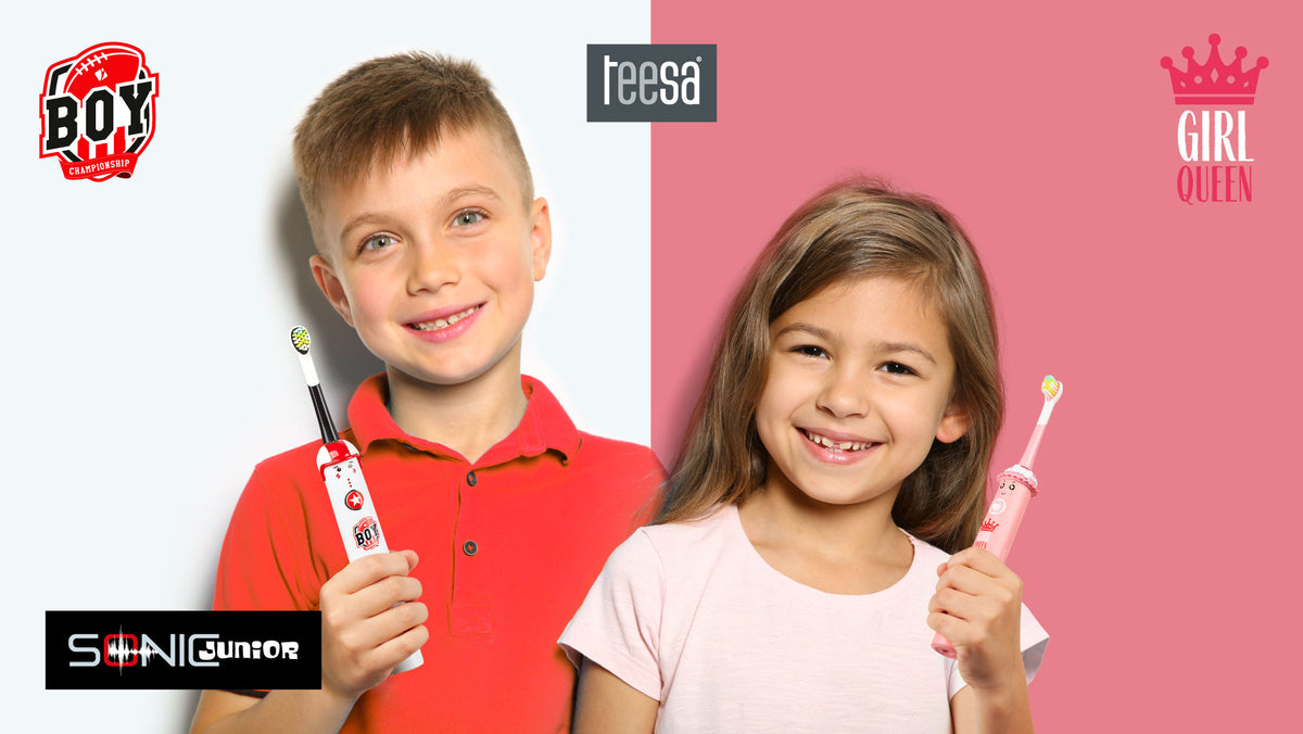 Garso dantų šepetėlis PremiumLine Sonic Junior Boy - gaukdaugiau.lt