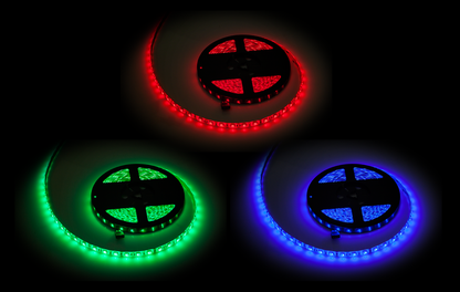 Diodių virvė 5m PremiumLine (300x5050 SMD) RGB, vandeniui atspari, 12V - gaukdaugiau.lt