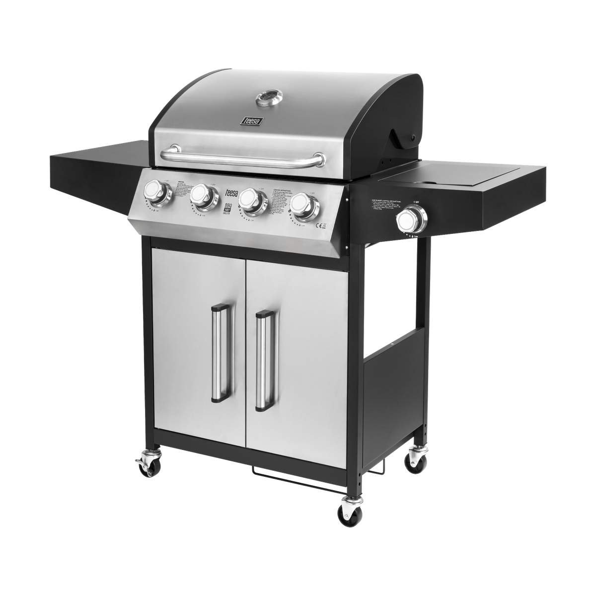 Teesa BBQ 5007 MASTER dujų grilis - 5 degikliai - gaukdaugiau.lt