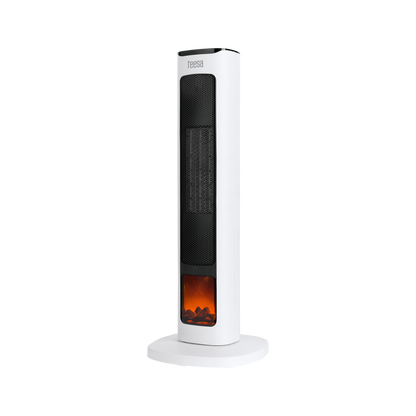 Stulpinis PTC termoventiliatorius PremiumLine su kaminu imitacijos funkcija. - gaukdaugiau.lt