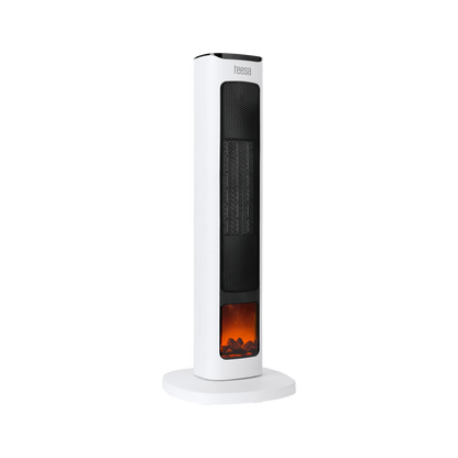 Stulpinis PTC termoventiliatorius PremiumLine su kaminu imitacijos funkcija. - gaukdaugiau.lt