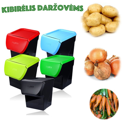 3-jų kibirėlių rinkinys daržovėms