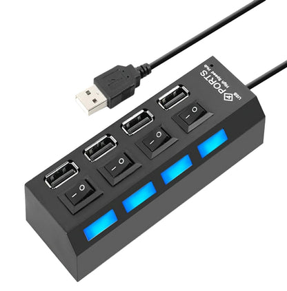 4 X USB Šakotuvas