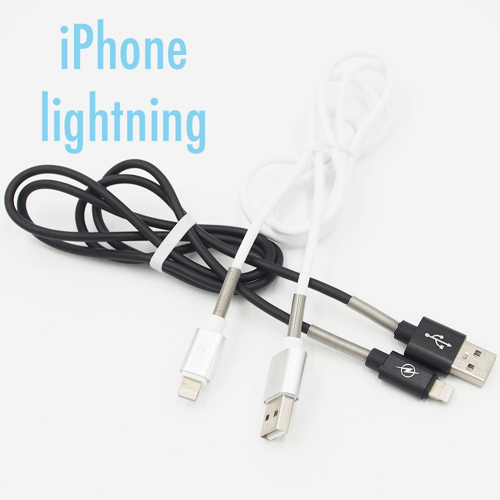 IPHONE Lightning laidas su apsauga