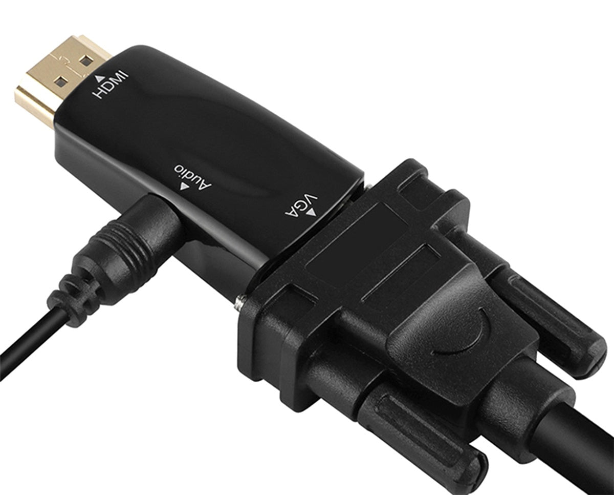 Keitiklis adapteris HDMI į VGA + Audio laidas