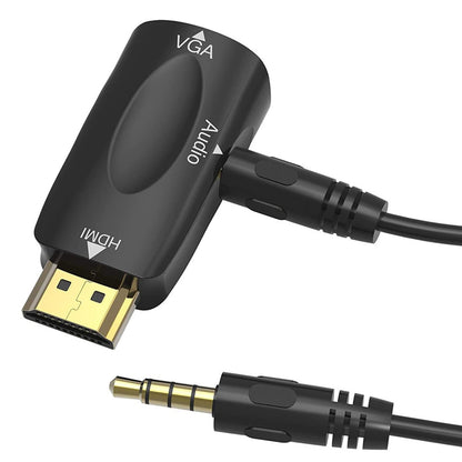 Keitiklis adapteris HDMI į VGA + Audio laidas