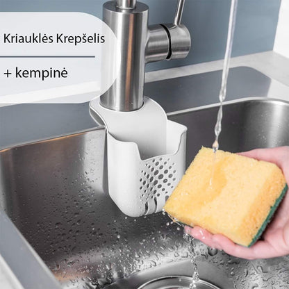 Kriauklės Krepšelis + kempinė