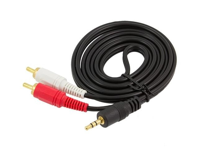 Laidas 3,5mm - 2xRCA CINCH 1,5M