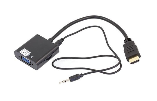 Laidas-perėjimas HDMI - VGA + AUDIO