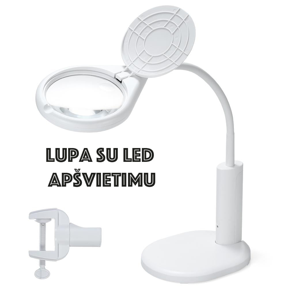 LED lupa su LED apšvietimu