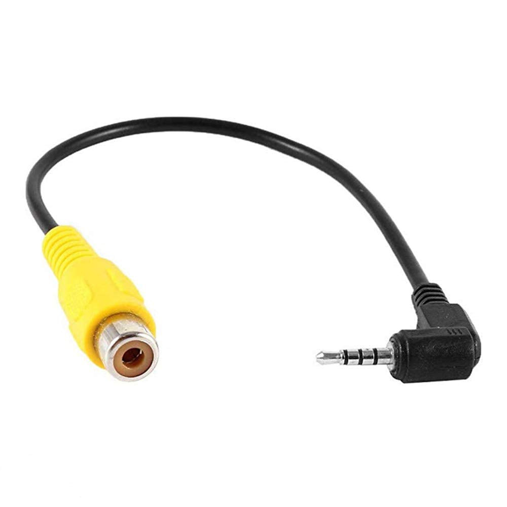 RCA to 2.5mm AV IN adapteris registratoriaus kamerai