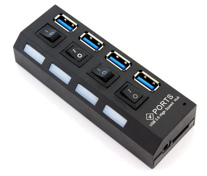 Šakotuvas HUB USB 3.0 4 port