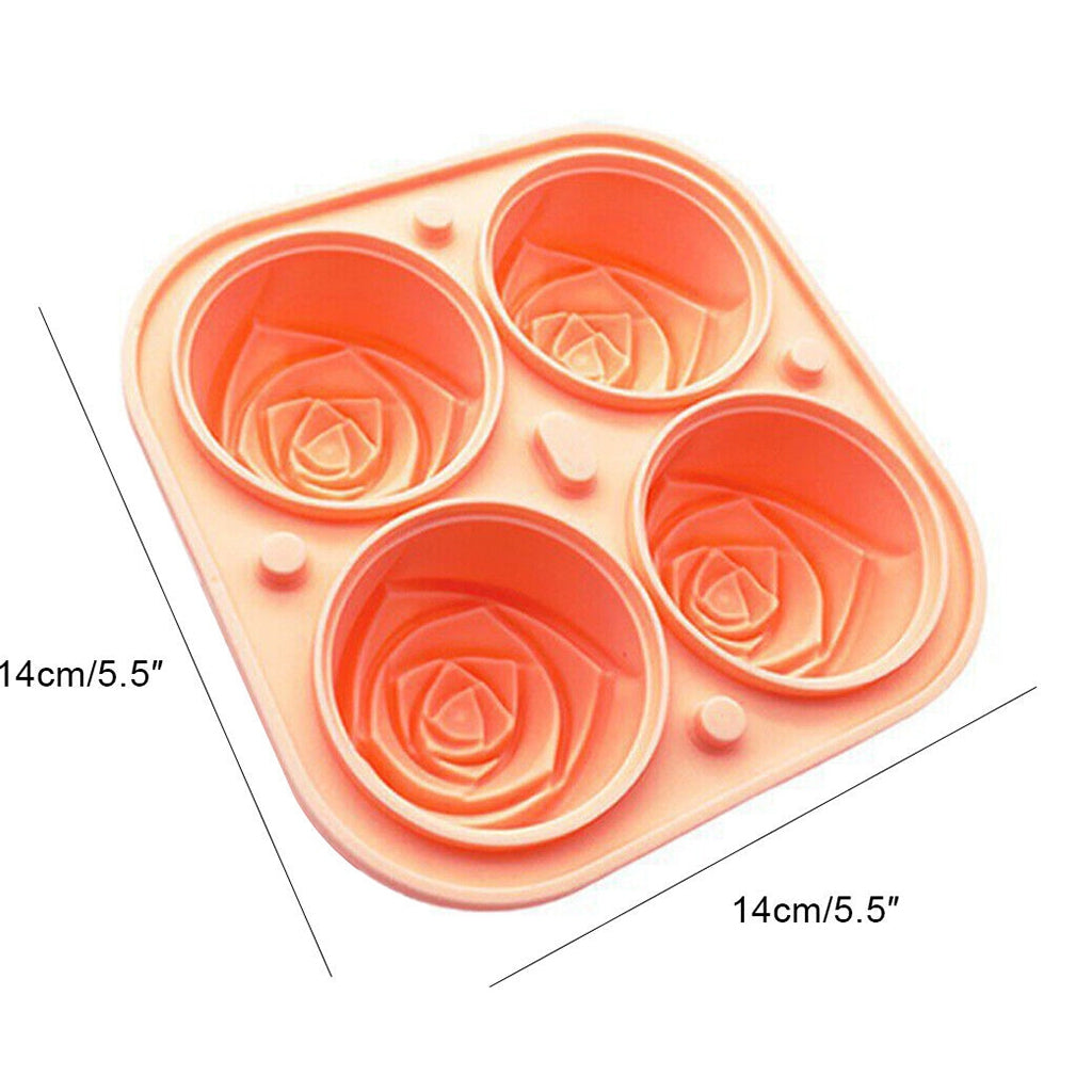Silikoninė forma ledukams "Rožė"