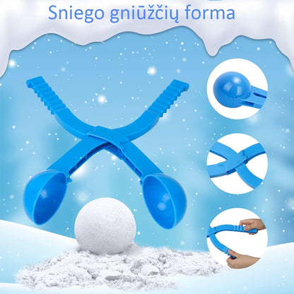 Sniego gniūžčių forma