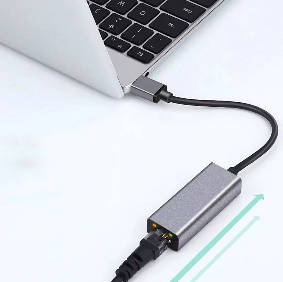 USB 3.0 tinklo plokštė su RJ45