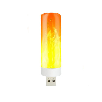 USB liepsnos imitacijos LED